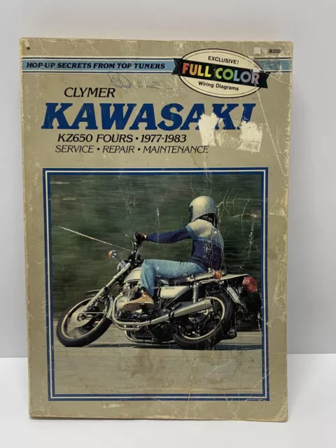 1977-1983 Clymer M358 Kawasaki Kz650 Fours Service Repair Maintenance Manual