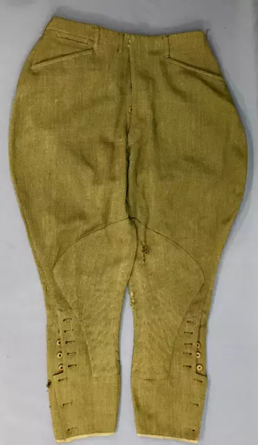 WWI U.S. Army AEF Uniform Jodhpur Trousers / Riding Breeches - Wool Military