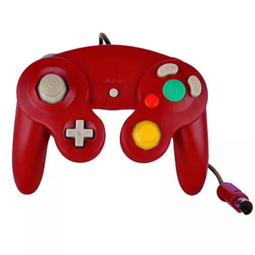 Gamecube Wii - 1.8m Rot Klassisch Rumble Analog Controller Hexir (Wired Gamepad) 2