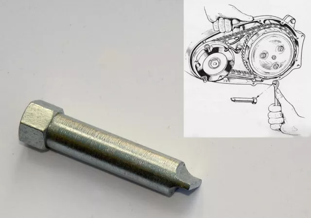 Primary Chain Adjusting Tool for Triumph & BSA Twins, T120, TR6, TR6P etc, P244