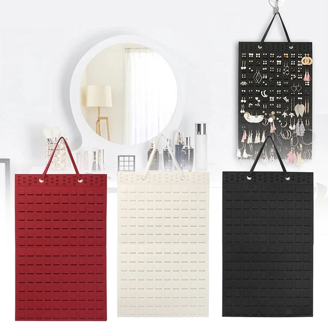Earrings Hanging Organizer Wall Earring Holder Felt Jewelry Display Convenient F