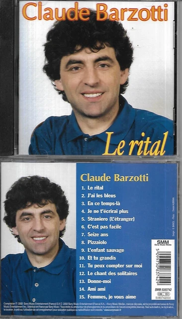CD 15 TITRES Claude Barzotti Le Rital Best Of 2002 Tbe EUR 5,50 ...