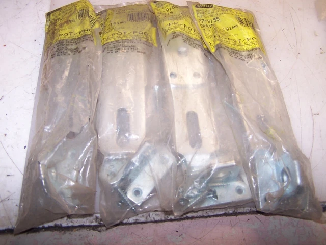 4) New Stanley 7-1/2" Security Hasp 77-9155 Sp915 Steel-Zinc Plated Lot Of 4