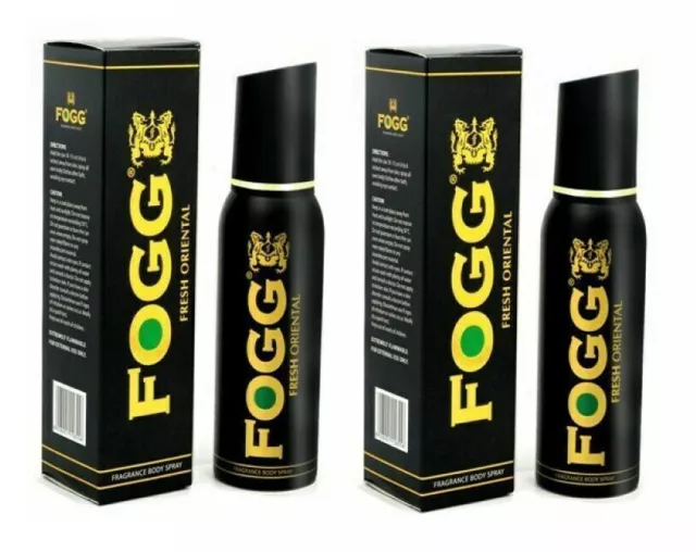 2 X Fogg Fresh Oriental Body Spray Long Lasting Fragrance For Men | 120 ml |