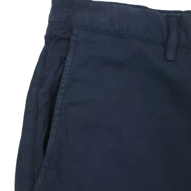 Theory Zaine GDS 9" Patton Shorts in Dark Baltic Blue Mens Size 34 3
