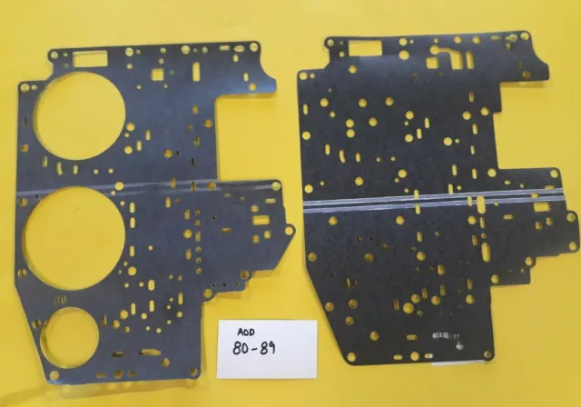 . AOD valve body gaskets 1980-1989