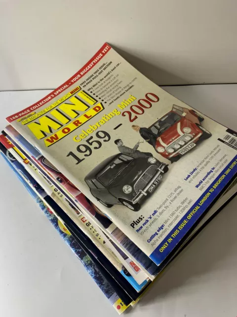 Large Bundle of 14 Mini and Mini wOrld Mini Car Interest Magazines