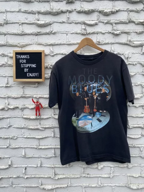Vintage 1999 The Moody Blues Band Tee Shirt Giant Cut Tag 99