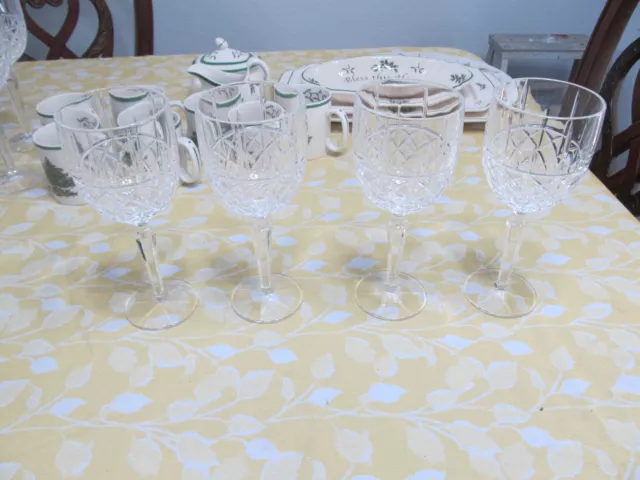 Marquis by Waterford set of 4 Wine goblets Brady .