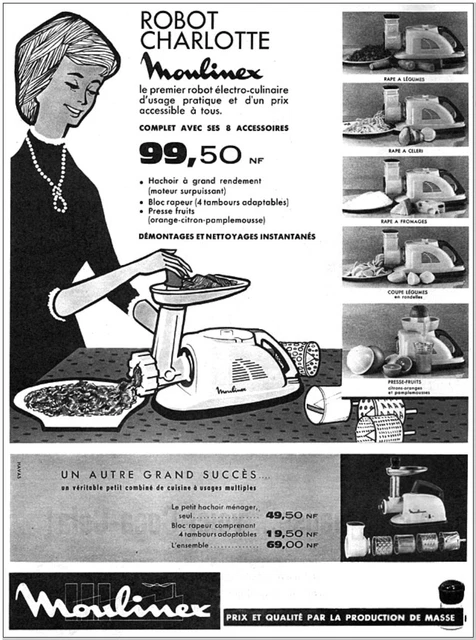 Hachoir à ail et presse-purée de légumes électrique E.F.CONNECTION - Mini presse-agrumes de