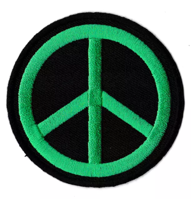 écusson patche paix Peace & Love badge brodé thermocollant patch