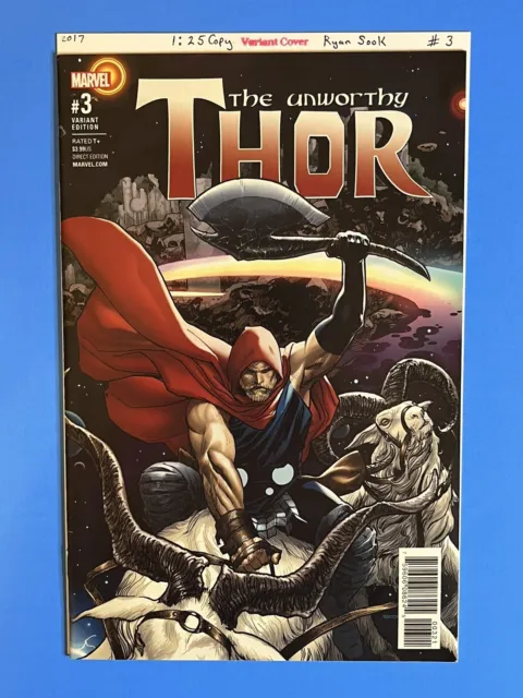 The Unworthy Thor #3 (Marvel 2017) 1:25 Copy Sook Retailer Incentive Variant