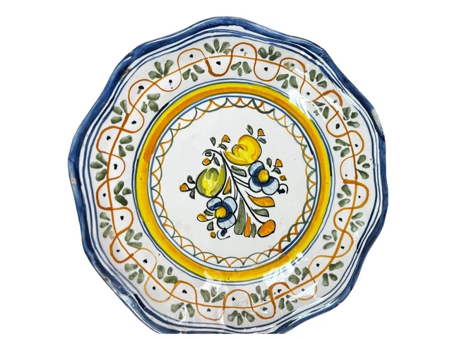 Spanish Talavera antique plate