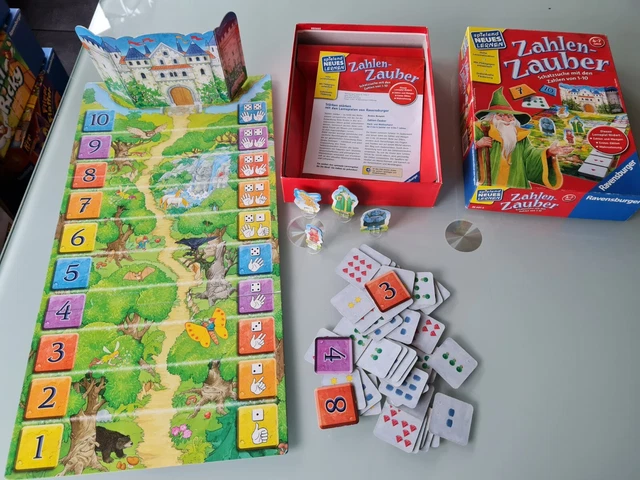 Zahlenzauber zum Ausmalen: Von 1 bis 10 spielend lernen und kreativ werden!