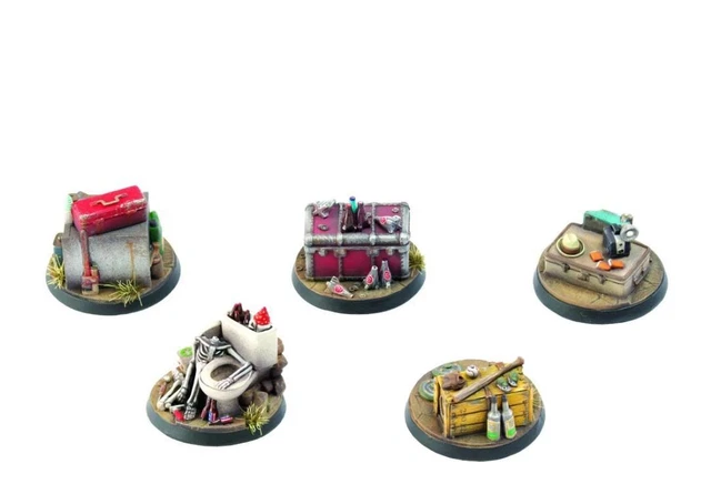 Modiphius Rita Birch FALLOUT WASTELAND WARFARE Terrain Expansion Objective Markers 1 ...