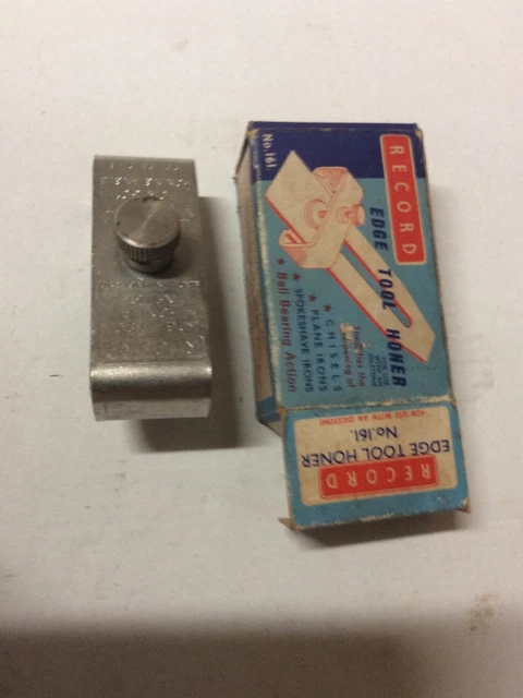 Vintage Record Edge Tool Hone Sharpening Plane Chisel