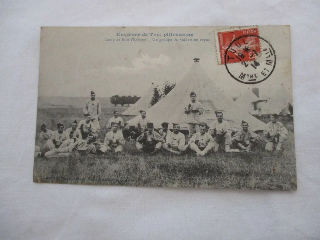 Cpa Meurthe Et Moselle 54 Environs De Toul Camp De Bois L'eveque