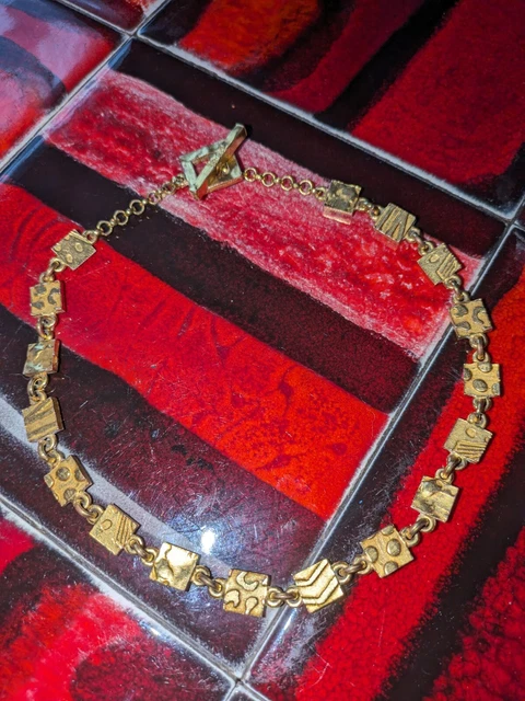 Collier Moderne Lourd Biche De Bere En Métal Argenté - Bijou Créateur Occasion