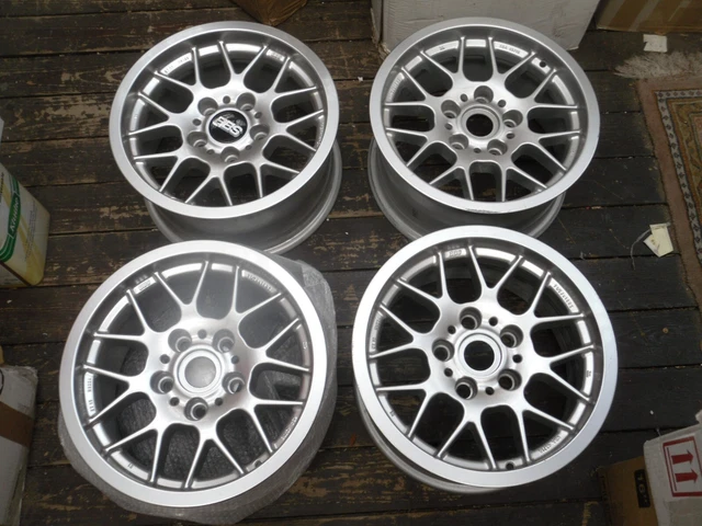 4X 7,5X15 ET15 ORIGINAL BBS ALUFELGE RX224 BMW 5er E28 E34 7 E23 E32 6 ...