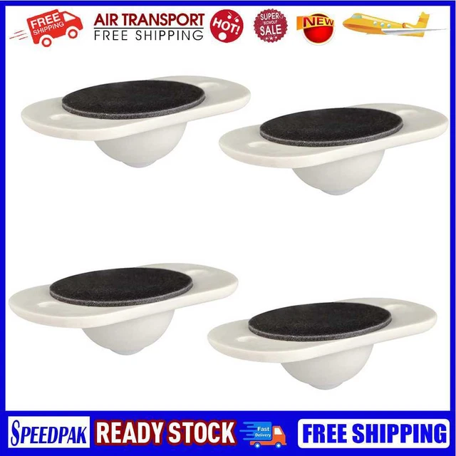 4pcs Trash Can Adhesive Casters Pulley Rollers Drawer Storage Box Wheels Castor