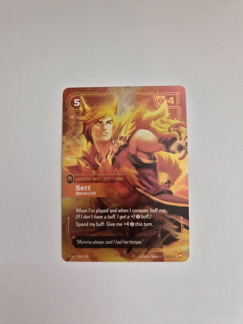 RIFTBOUND: LEAGUE OF Legends Origins - Sett - Brawler #164 - EPIC FOiL ...