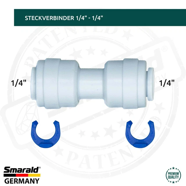 Abfluss-Sattelventil Set 2 Stück – 0,95 Cm, Kunststoff, Für Umkehrosmose-System