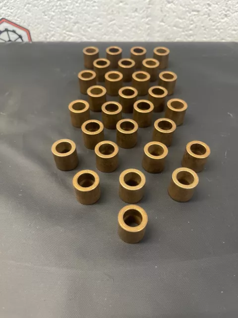 Bronze Bushings, 1/2” I.D. , 3/4” O.D. 3/4” Length - Lot of 29