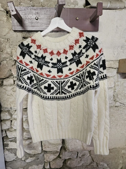 Pull D'hiver Kiabi Femme Blanc écru Taille M - Très Bon état