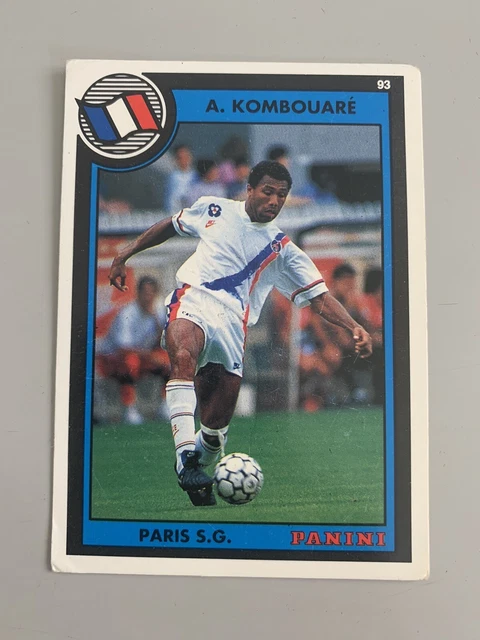 Panini David Ginola PSG – Carte N°267 Saison 1992-1993 Très Bon état
