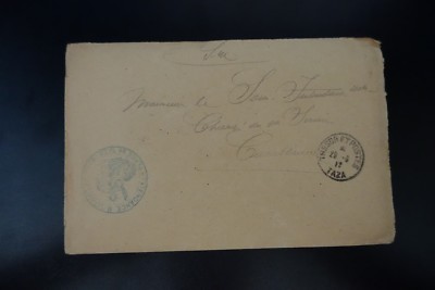 MAROC LETTRE COVER PLACE D'ELBOROUDJ 1917 > CASABLANCA 
