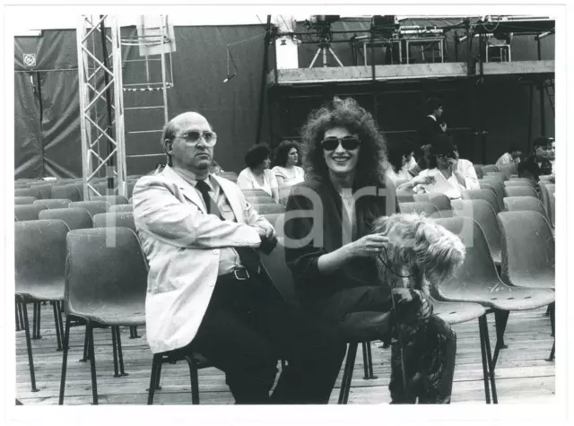 1985 ca MUSICA - ITALIA Flavia FORTUNATO Ritratto della cantante - Foto 24x18 cm