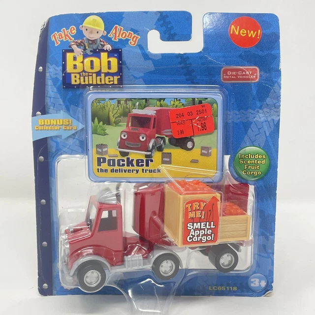 BOB THE BUILDER DieCast PACKER Delivery Truck Apple Cargo RCM LC65118