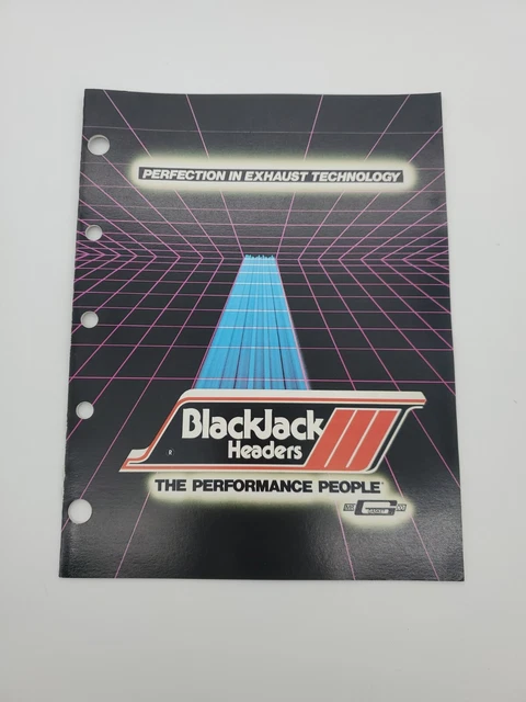 Vintage 1985 BLACKJACK HEADER CATALOG 23 PAGES Automotive