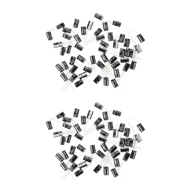100pcs 35V 470UF Electrolyte Capacitor 10 x 17mm M5X1
