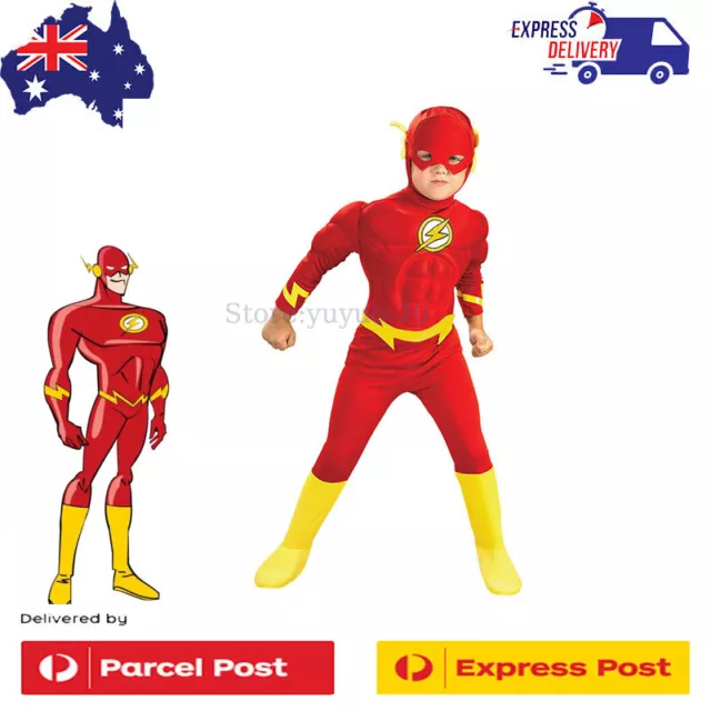 Kid The Flash Cosplay Costume Justice League Hero Halloween Costume