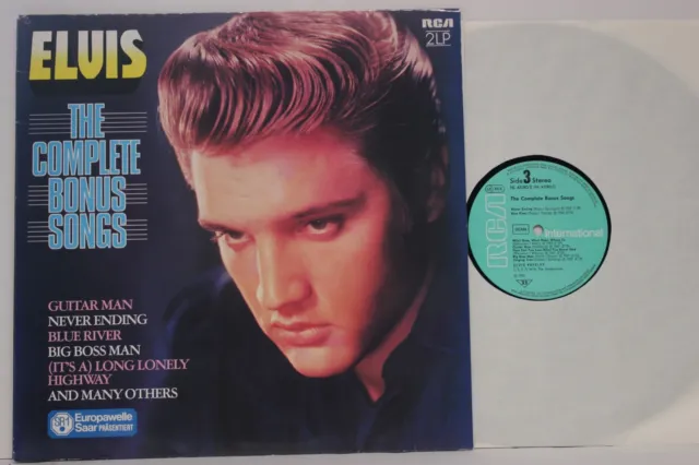 Elvis Presley ‎– The Complete Bonus Songs- DLP 1983 D- RCA ‎– NL 45180