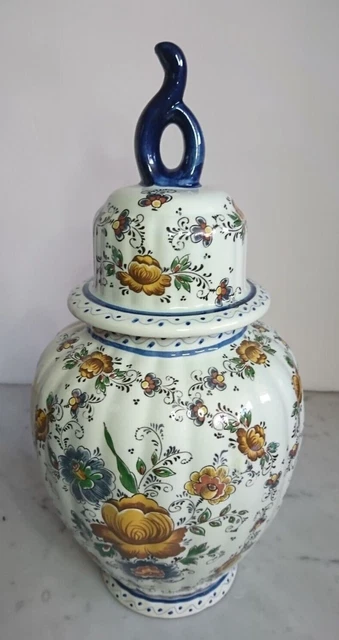 Pot Couvert En Faience De Lunéville Décor Dit Réverbère