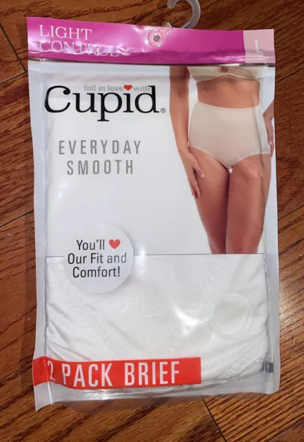 Cupid Womens Light Control Brief Tummy-panel Black Underwear 2xl 5063 Panty  for sale online