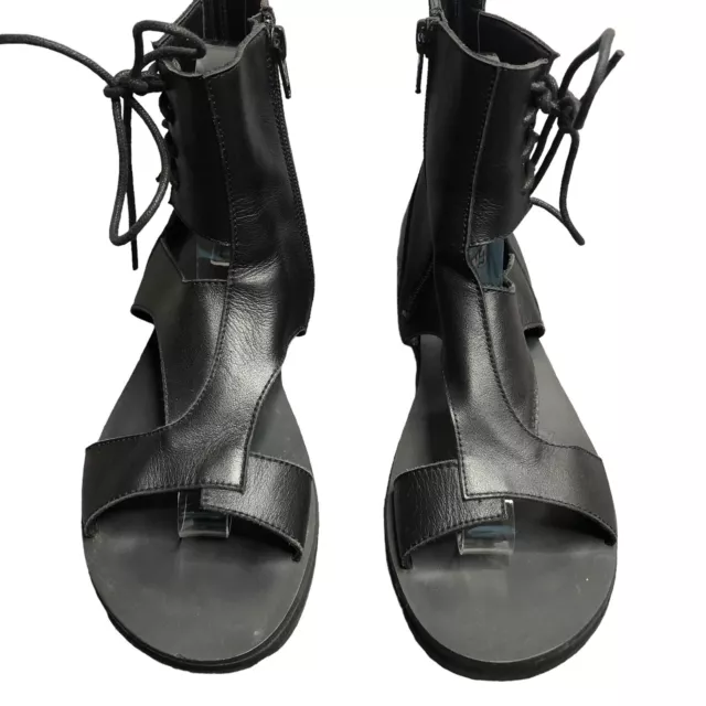 ODBO SIZE 225 US 6 Women s Avant Garde Gladiator Lace Black