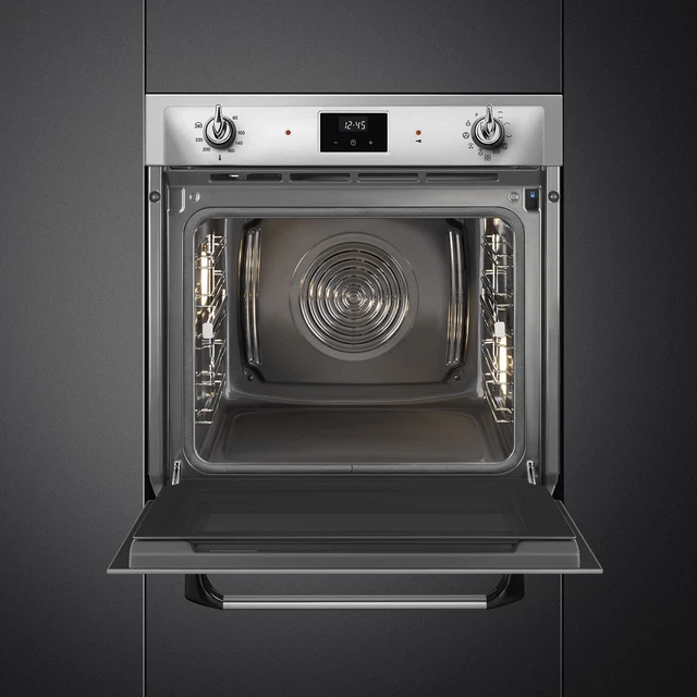 SMEG SOP6900TX Four Encastré Multifonctions Galileo Traditionnel Pyrolyse Inox 4