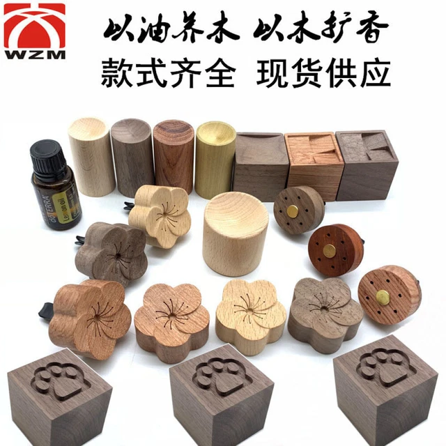 Aroma Diffuser Wood Essential Oil Car Diffusers for Oils Portable