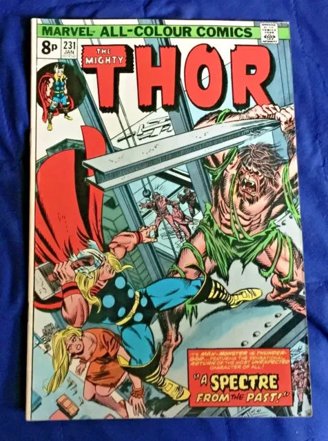 Free P & P; Thor #231, Jan 1975: "A Spectre from The Past!"