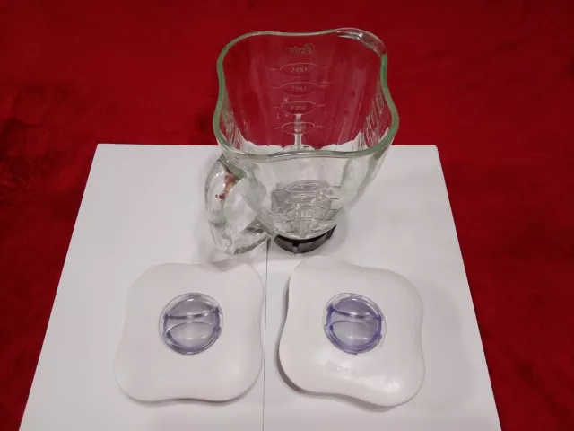 Oster Osterizer Blender 5 Cup Glass Jar, 2 Lids, Blade, Gasket Replacement