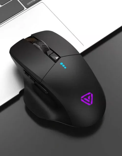 MOUSE SENZA FILI WIRELESS 2.4ghz Batteria interna Ricaricabile LED per PC Gaming