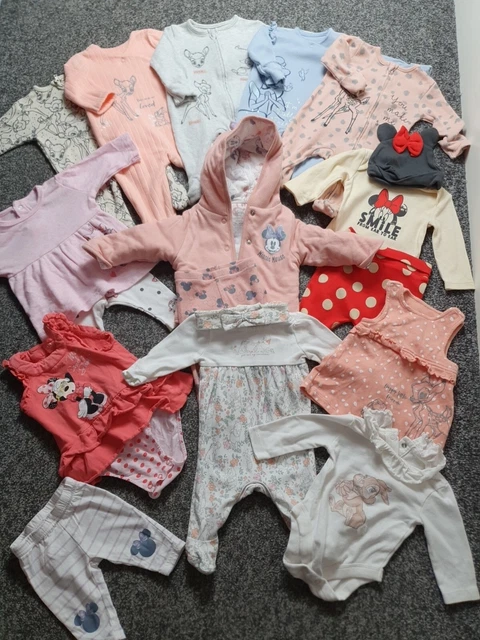 Pacchetto Disney grande bambina neonato e 0-3 mesi