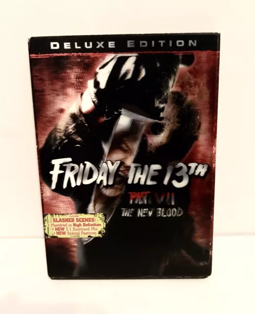 Friday the 13th - Part 7: The New Blood (DVD, 2009) Lenticular Slipcover (Reg 1)