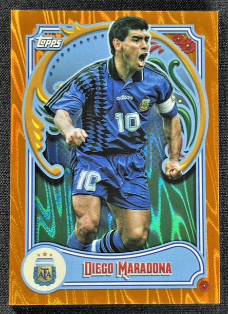 TOPPS FILETEADO 2023 - Diego Maradona Argentina EUR 11,54
