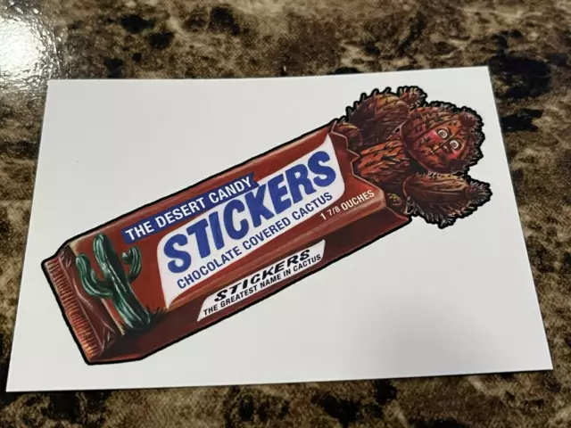 Garbage Pail Kids Revenge of Oh The Horrorible Trick or Treat Stickers Candy Bar