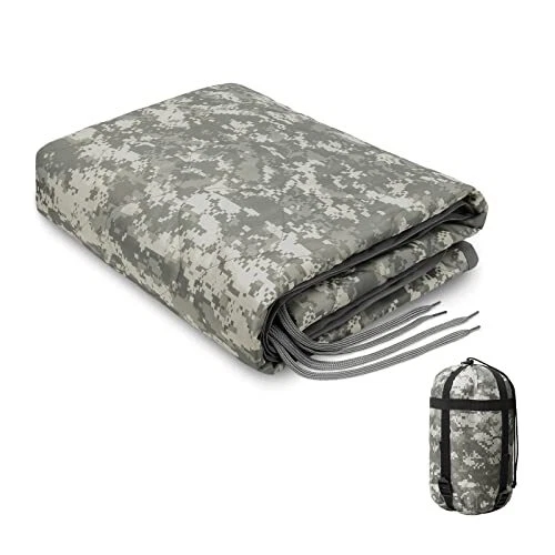 Military Blanket Thermal Insulated Camping Blanket, Poncho Liner - Large,