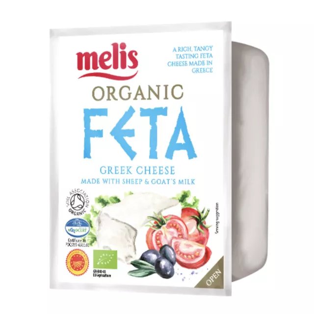 Melis Feta Organic Greek Cheese 200g  1/2/4/6/8/10/12/14/16